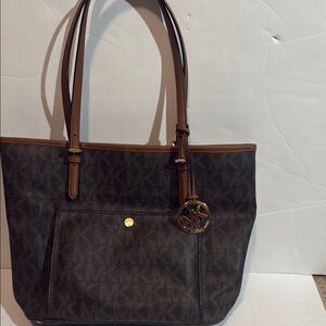 Michael Kors Dark Brown Signature Tote